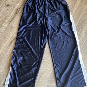 Finish line Mens Y2K Dazzle Silky Tear Away Basketball Pants XL